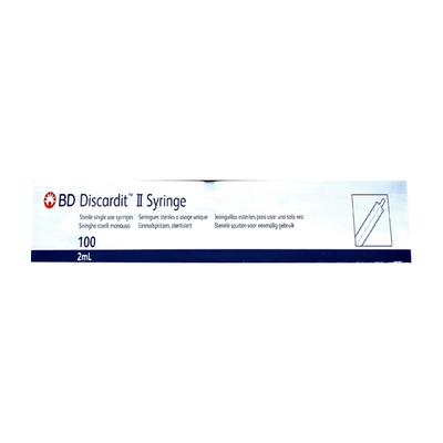 BD Discardit II Syringe 2 ml With Needle 22G - Syringes And Needles