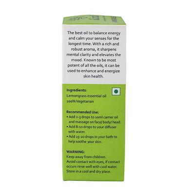 Kairali Pure Essential Oil - Lemongrass 10 ml - Essential Oils