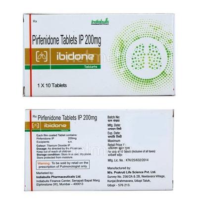 Ibidone Tablet 10'S - Idiopathic Pulmonary Fibrosis