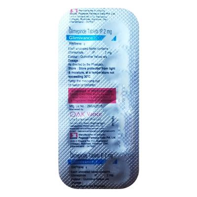 GLIMIVANCE 2 Tablet 10's - Diabetes-Ant
