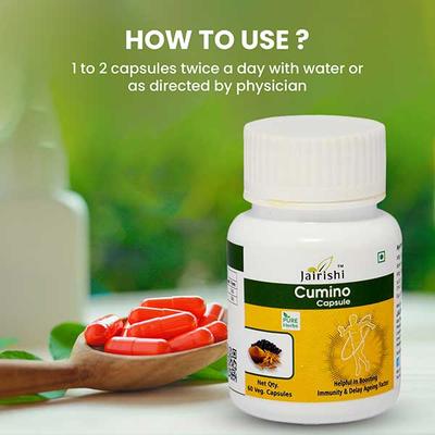 Jairishi Cumino Veg Capsule 60's - Speciality Medicines