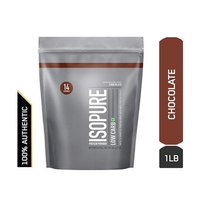 Isopure Low Carb 100% Whey Protein Isolate Powder - Dutch Chocolate 1 lb - Whey Proteins