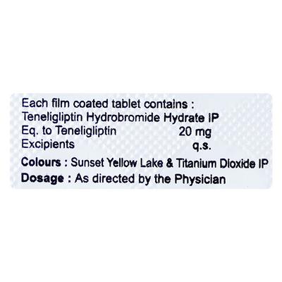 TENETIN 20 Tablet 10's - Diabetes-Ant