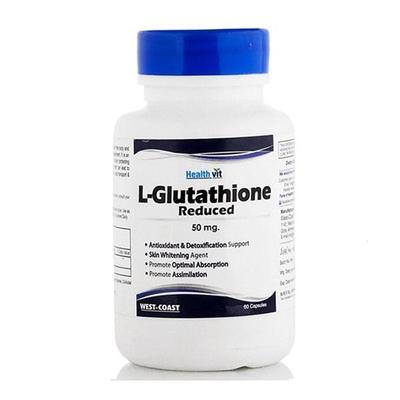 HealthVit Glutathione Reduced 50 mg Capsules 60's - Amino Acids