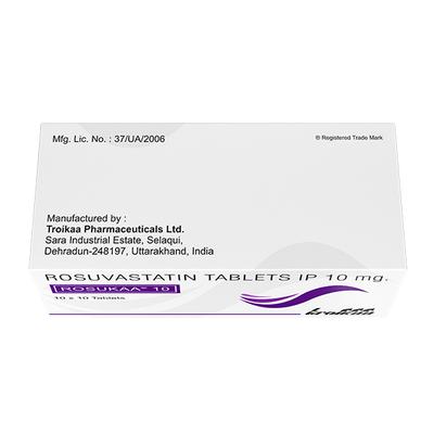 Rosukaa 10mg Tablet 10'S - High Cholesterol-Dys