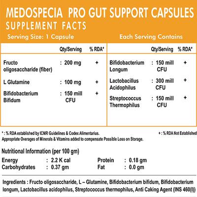 Medo Specia Pro Gut Support Capsule 60's - Digestive Health