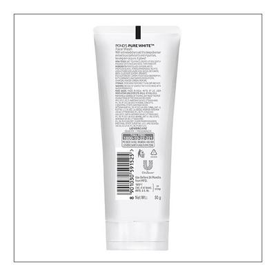 POND'S Pure White Anti Pollution Face Wash 50 gm - Face Wash & Cleansers