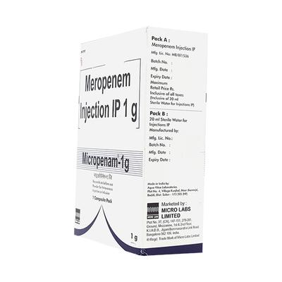 Micropenam 1gm Injection 1's - Bacterial Infections-OBL