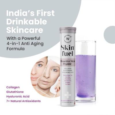 Wellbeing Nutrition Skin Fuel Effervescent Tablet (Pack of 6 x 15's) - General Health