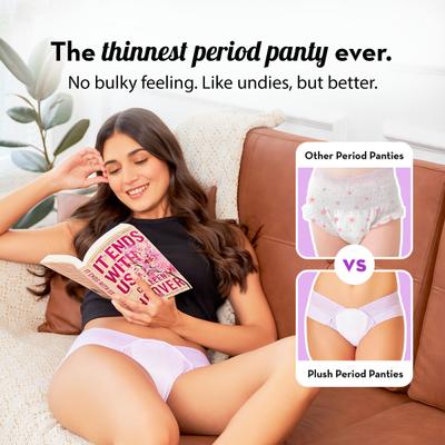 Plush Heavy Flow Disposable Period Panty M/L 5's - Sanitary Napkins