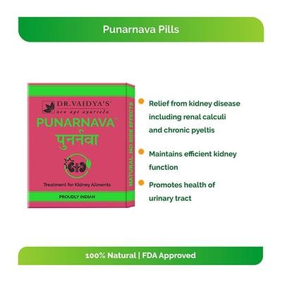 Dr.Vaidya's Punarnava Pills 24's - Pure Herbs