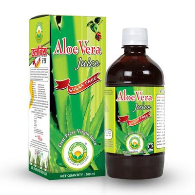 Basic Ayurveda Aloe Vera Juice (Sugar Free) 500 ml - Ayurvedic Juices