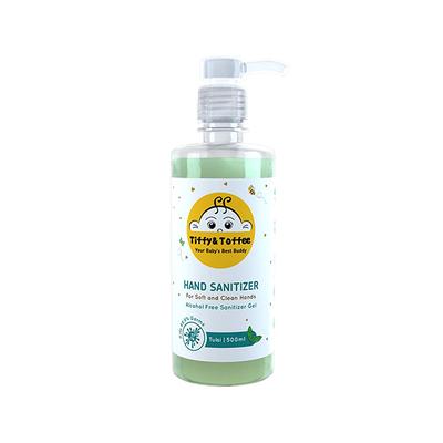 Tiffy & Toffee Non-Alcoholic Hand Sanitizer - Tulsi 500 ml + Non-Alcoholic Hand Sanitizer - Lemon 100 ml - Baby Skin Care