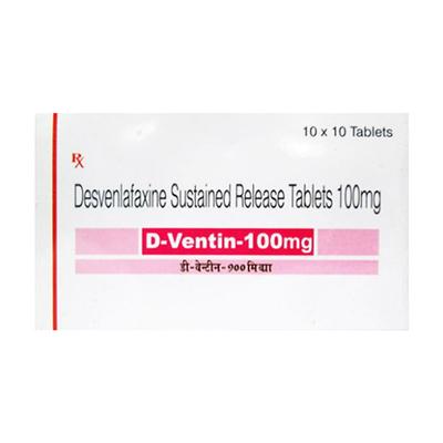 D VENTIN 100mg Tablet 10's - Depression-Ant