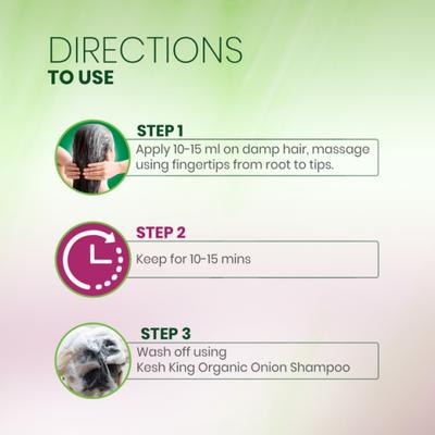 Kesh King Organic Onion Hair Mask with Curry Leaves 200 ml - Hair Masks & Packs