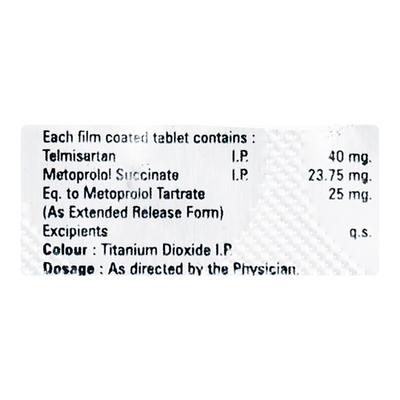 TELSYS MT 25 Tablet 10's - Hypertension-Ana