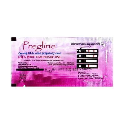 Pregline Pregnancy Test Card 1'S - Pregnancy Testing Kit