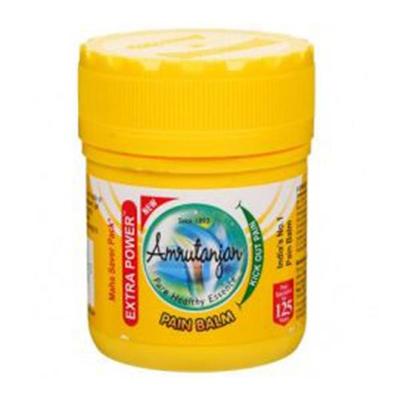 Amrutanjan Strong Pain Balm - Extra Power 45.5 gm - Balm & Ointments