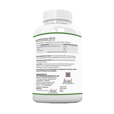 Neurapid Green Coffee Bean Veg Capsule 60's - Herbal Dietary Supplement
