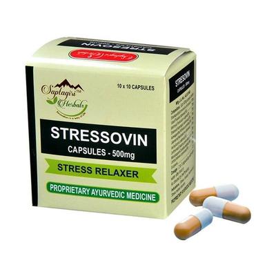 Saptagiri Herbals Stressovin Capsule 10's - Health Products