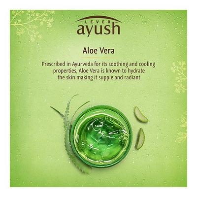 Lever Ayush Cool & Fresh Aloe Vera Soap 100 gm - Soaps