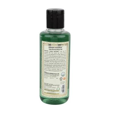 Khadi Natural Herbal Hair Oil - Tulsi 210 ml - Hair Oils
