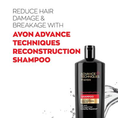 Avon Advance Techniques Reconstruction Shampoo with Kera- Panthenol Complex Dry & Damaged Hair 700ml - Shampoos