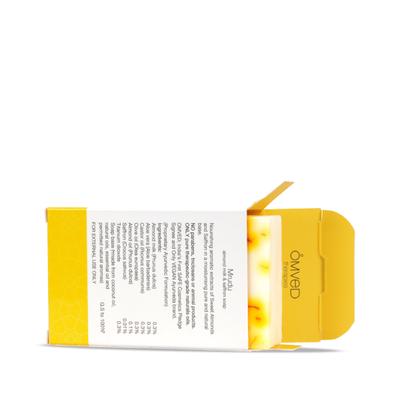 Omved Shishu Mrudu Almond Milk & Saffron Soap - Tender Skin 100 gm - Soaps