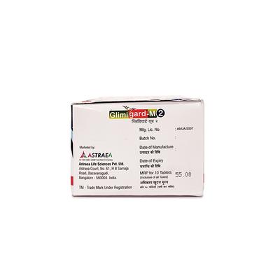 GLIMIGARD M 2 Tablet 10's - Diabetes-Ant