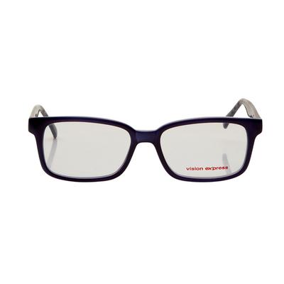 Vision Express 12055 Blue Rectangle Eyeglasses (Including UV Blue Lens) 1's - Wearables Eye Glasses