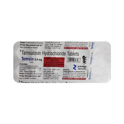 Tamsin Tablet 10'S - Bladder And Prostate Disorders-Dru