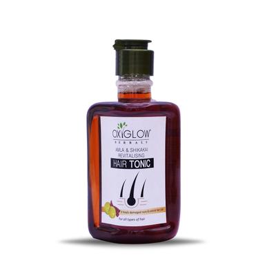 Oxyglow Revitalising Hair Tonic - Amla & Shikakai 240 ml - Hair Oils
