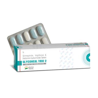 GLYCOHEAL TRIO 2 Tablet 10's - Diabetes-Ant