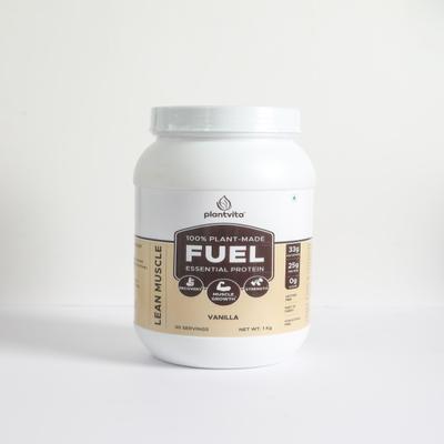 Plantvita Fuel Lean Muscle Gain Protein Powder - Vanilla 1000 gm - Workout Essentials