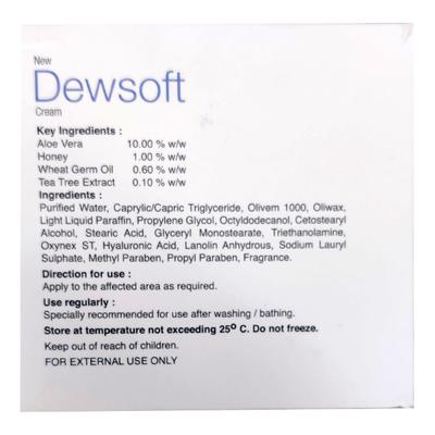NEW DEWSOFT Cream 150gm (N) - Dry Skin-Emo