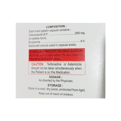 CAPITRA 200 Capsule 10's - Fungal Infections-Anf