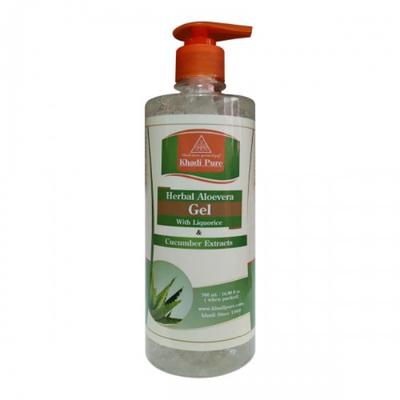 Khadi Pure Herbal Face Gel with Liquorice - Aloevera & Cucumber Extracts 500 ml - Face Gels