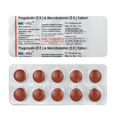ME Pxl Tablet 10'S - Neuropathic Pain-Dru
