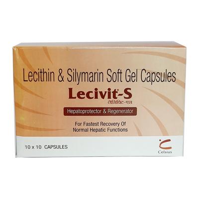 LECIVIT S Softgel Capsule 10's - Liver Disease