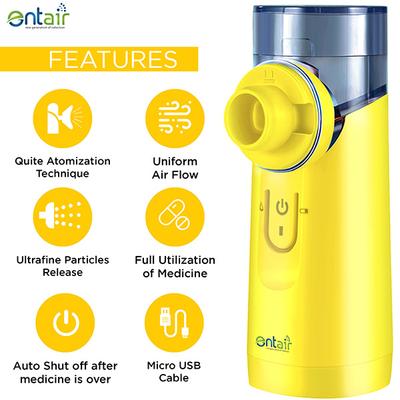 Entair Mesh Nebulizer - Yellow (YS30) - Nebulizers / Vaporizer