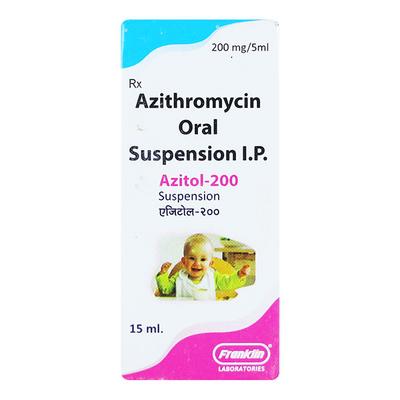 AZITOL 200 Syrup 15ml - Bacterial Infections-Mac