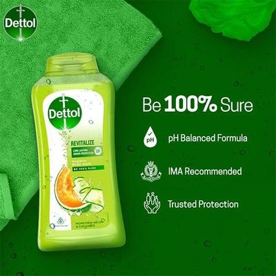 Dettol Long Lasting Hygiene Body Wash - Revitalize 250 ml - Shower Gels & Body Wash