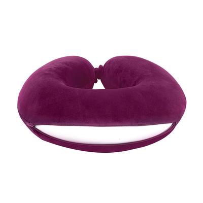 VIAGGI U Shape Soft Memory Foam Travel Neck Pillow - Eggplant - Others Ortho Supports