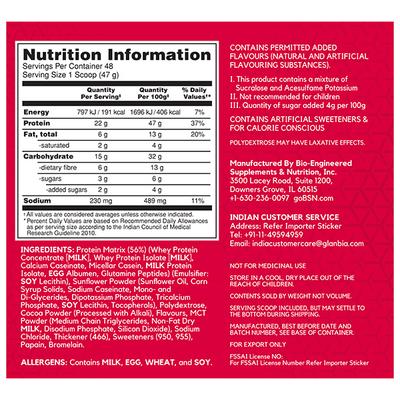 BSN Syntha-6 Premium Protein Matrix Powder - Chocolate Flavour Milkshake 5 lb - Workout Essentials