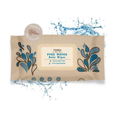 Terra Pure Water Baby Wipes 70's - Diapers & Wipes
