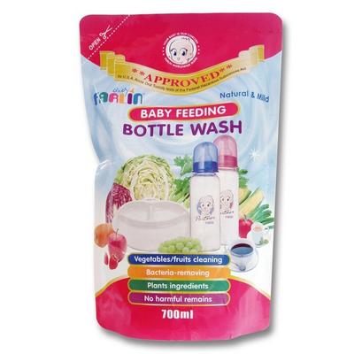 Farlin Baby Feeding Bottle Wash Liquid Refill Pack 700 ml - Baby Safety