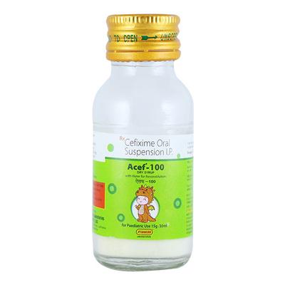 ACEF 100 Dry Syrup 30ml - Bacterial Infections-Cep