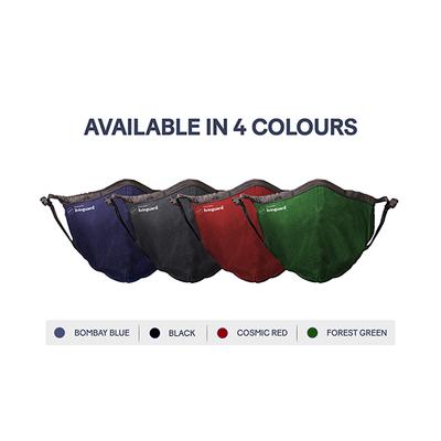 Livinguard Face Mask Street Without Valve (M) - Blue (Pack of 1) - Face Mask