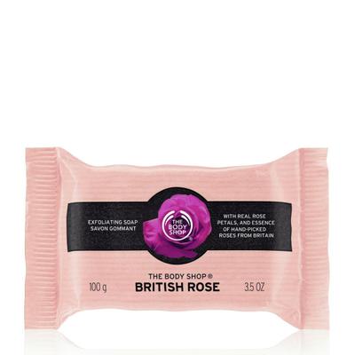The Body Shop British Rose Exfoliating Soap 100 gm - Soaps