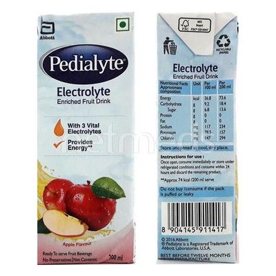 Pedialyte Apple Flavour Liquid 200ml - Supplements-Ele